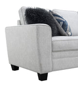 Enea Light Gray Loveseat from Furniture of America - Luna Furniture