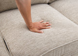 Enea Taupe Chair from Furniture of America - Luna Furniture