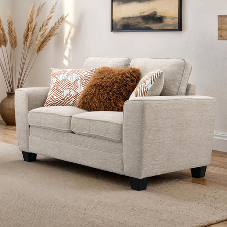 Enea Taupe Loveseat from Furniture of America - Luna Furniture