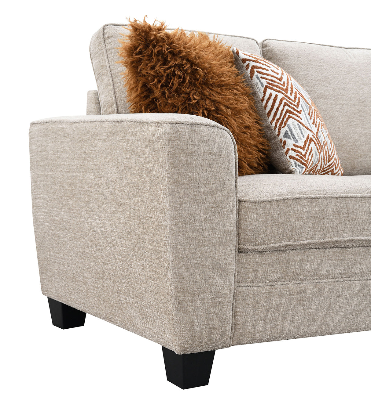 Enea Taupe Loveseat from Furniture of America - Luna Furniture