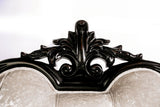 Acapulco Black/Off-White Sofa from Furniture of America - Luna Furniture