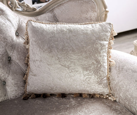 Acapulco Off-White Sofa from Furniture of America - Luna Furniture