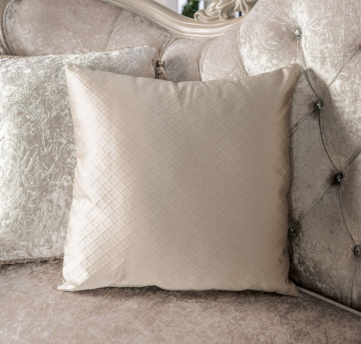 Acapulco Off-White Loveseat from Furniture of America - Luna Furniture
