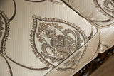 Veracruz Dark Cherry/Beige Sofa from Furniture of America - Luna Furniture