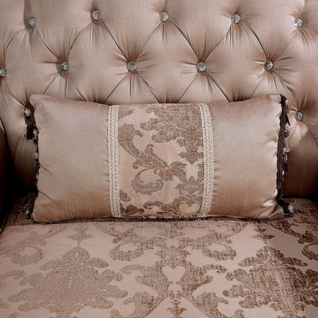 Veracruz Dark Cherry/Light Brown Sofa from Furniture of America - Luna Furniture
