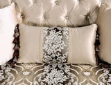 Yucatan Dark Cherry/Beige Traditional Living Room Set from Furniture of America - Luna Furniture