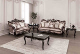 Albacete Dark Cherry/Brown Chair from Furniture of America - Luna Furniture