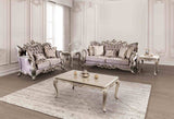 Albacete Champagne/Purple Chair from Furniture of America - Luna Furniture