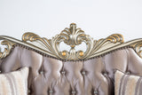 Albacete Champagne/Purple Loveseat from Furniture of America - Luna Furniture