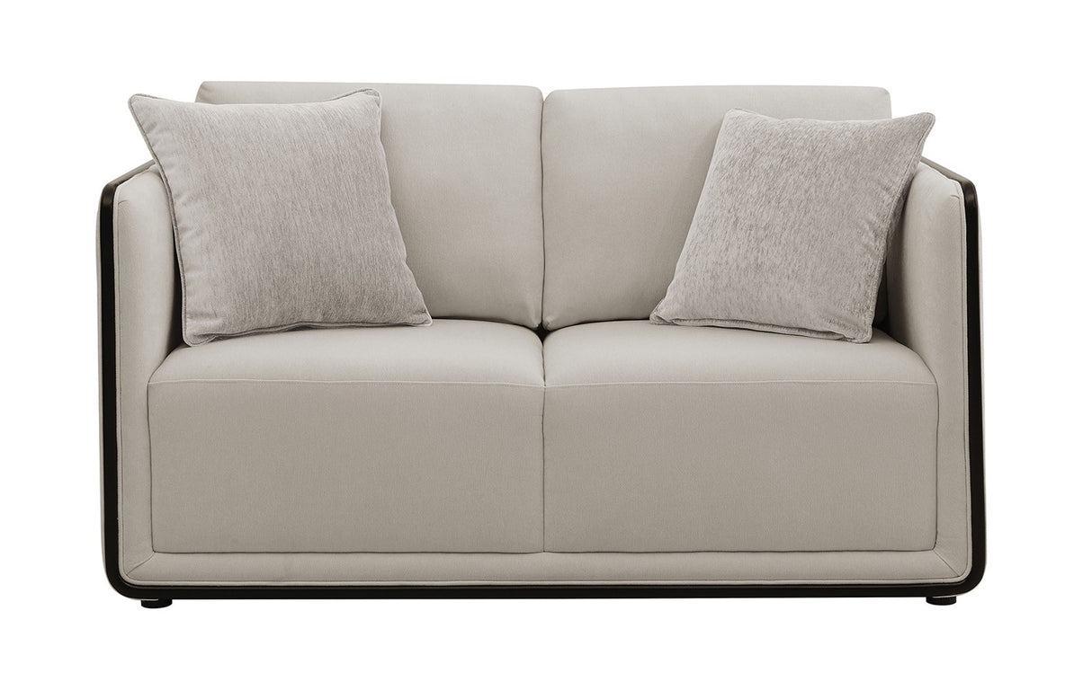 Benilde Taupe Loveseat from Furniture of America - Luna Furniture