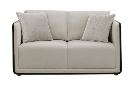 Benilde Taupe Loveseat from Furniture of America - Luna Furniture