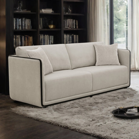 Benilde Taupe Sofa from Furniture of America - Luna Furniture