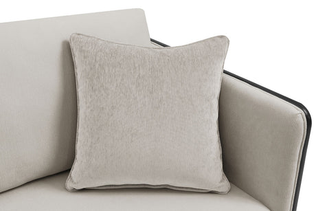 Benilde Taupe Chair from Furniture of America - Luna Furniture