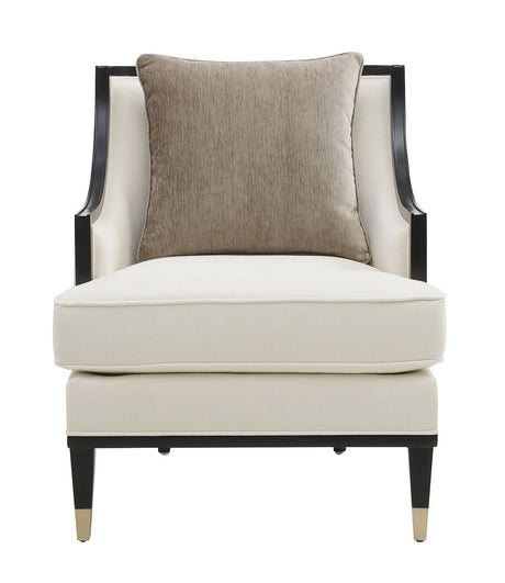 La Salle White Chair from Furniture of America - Luna Furniture
