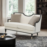 La Salle White Loveseat from Furniture of America - Luna Furniture