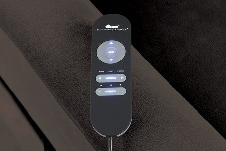 Dionysia Dark Gray Lift Chair from Furniture of America - Luna Furniture