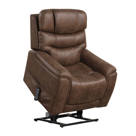 Guinevra Walnut Lift Chair from Furniture of America - Luna Furniture