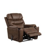 Guinevra Walnut Lift Chair from Furniture of America - Luna Furniture