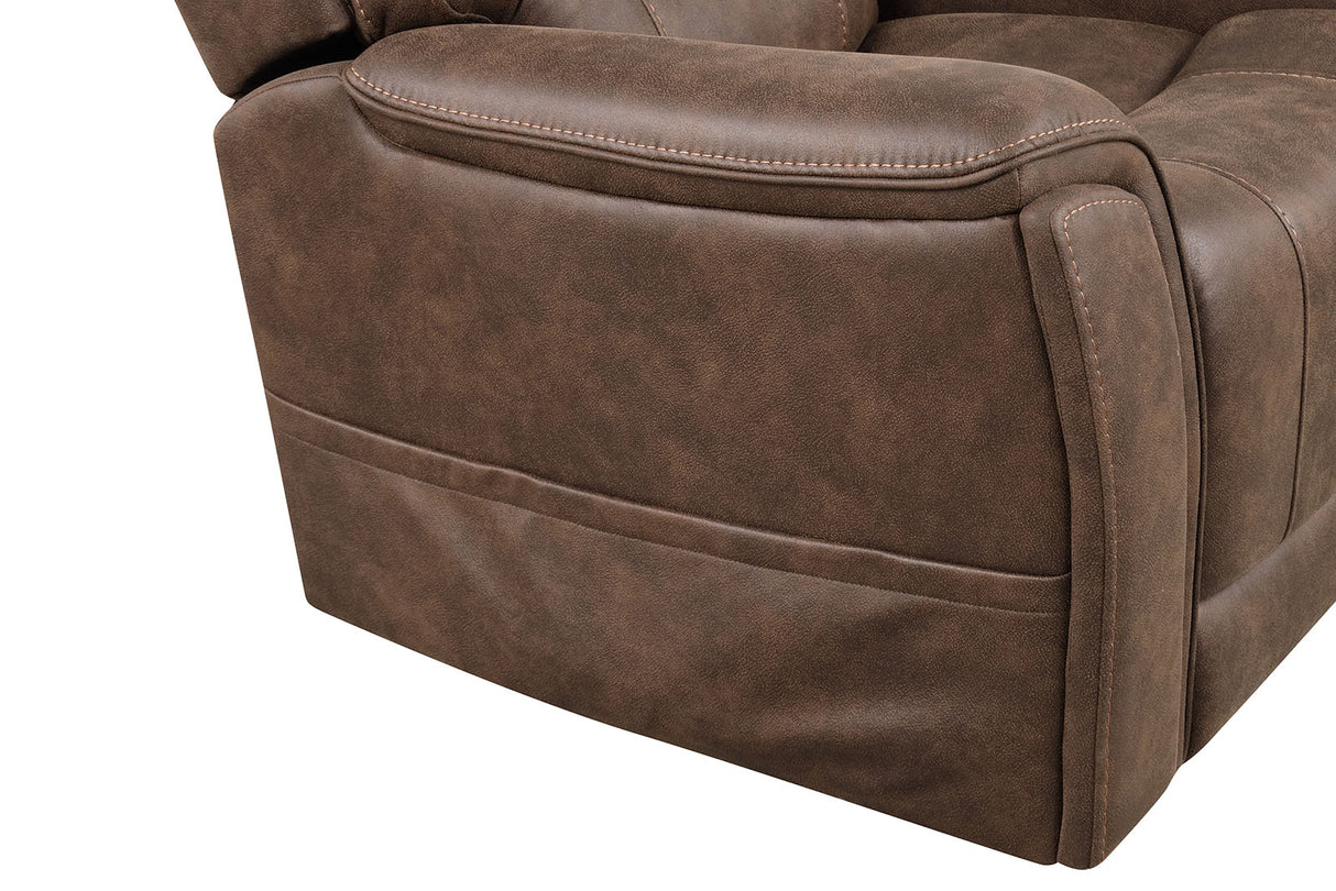 Guinevra Walnut Lift Chair from Furniture of America - Luna Furniture