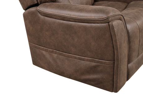 Guinevra Walnut Lift Chair from Furniture of America - Luna Furniture