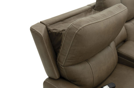 Orpheus Brown Power Sectional from Furniture of America - Luna Furniture