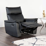 Bienne Black Transitional Reclining Living Room Set from Furniture of America - Luna Furniture