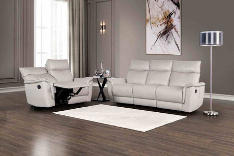 Bienne Taupe Recliner Chair from Furniture of America - Luna Furniture