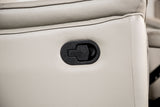 Bienne Taupe Sofa Manual Recliner from Furniture of America - Luna Furniture