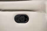 Glarus White Loveseat Manual Recliner from Furniture of America - Luna Furniture