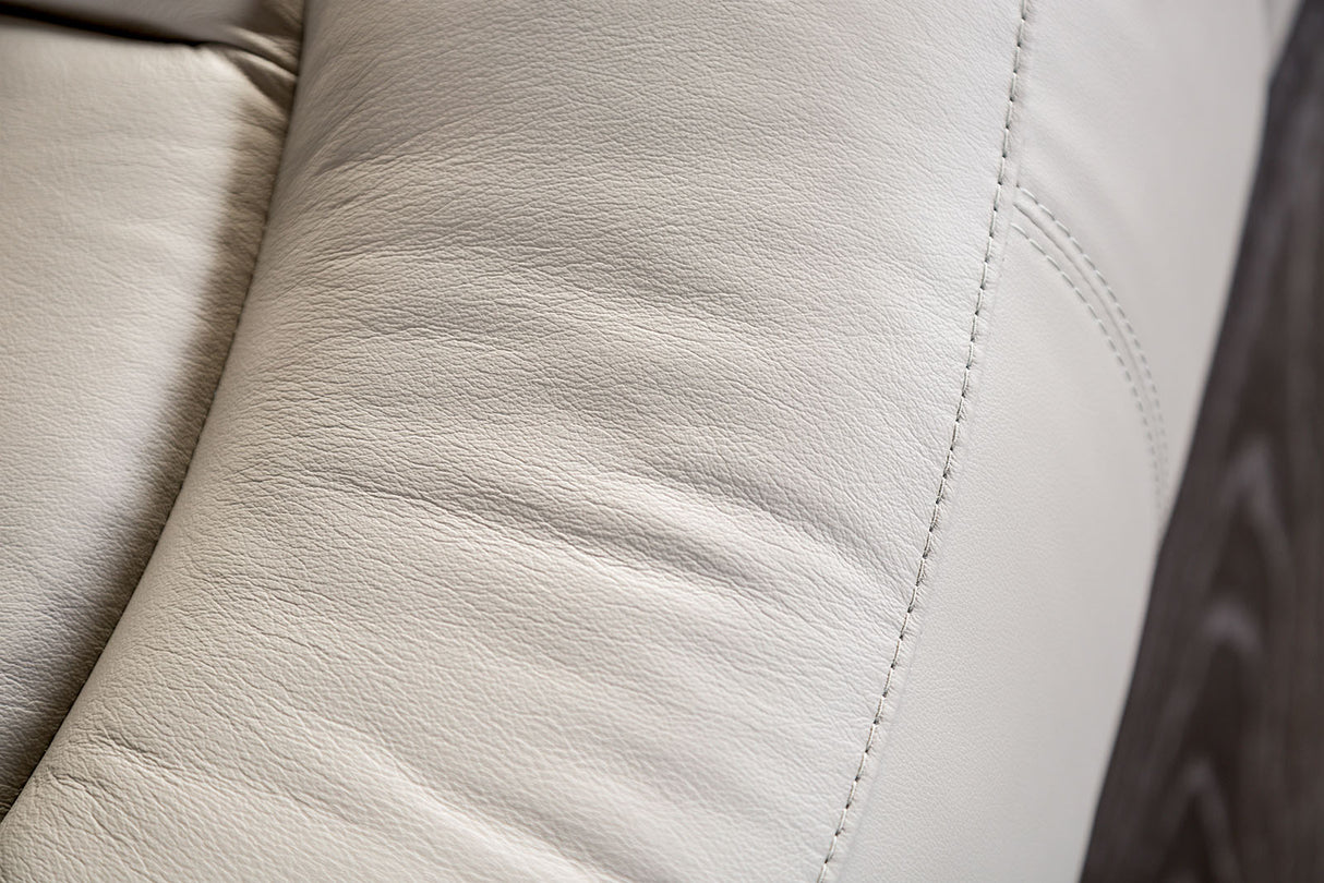 Glarus White Loveseat Manual Recliner from Furniture of America - Luna Furniture