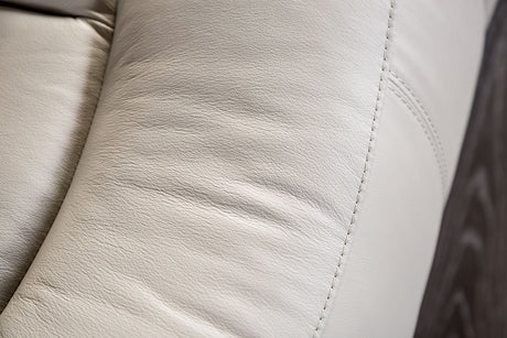 Glarus White Loveseat Manual Recliner from Furniture of America - Luna Furniture