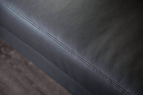 Stordal Black Sectional with Left Chaise from Furniture of America - Luna Furniture