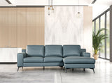 Stordal Blue Sectional, Right Chaise from Furniture of America - Luna Furniture