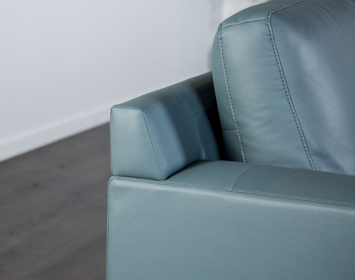 Stordal Blue Sectional, Left Chaise from Furniture of America - Luna Furniture