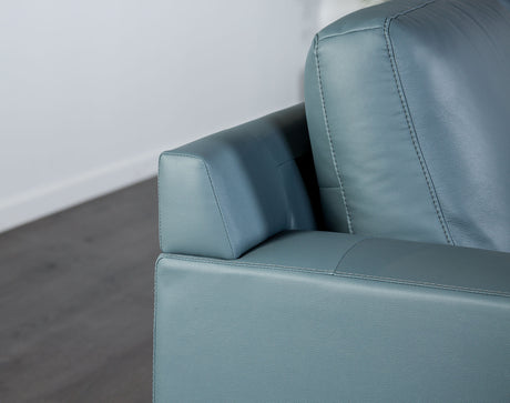 Stordal Blue Sectional with Left Chaise from Furniture of America - Luna Furniture