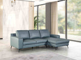 Stordal Blue Sectional, Right Chaise from Furniture of America - Luna Furniture