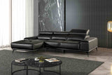 Vadso Black Sectional, Left Chaise from Furniture of America - Luna Furniture