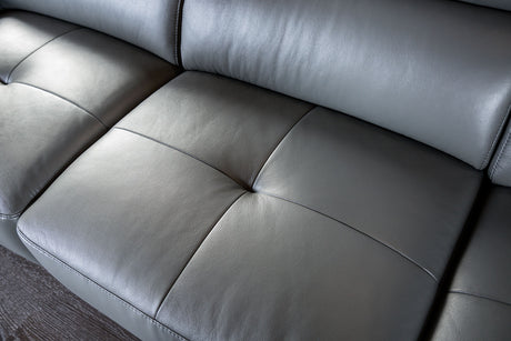 Vadso Dark Gray Sectional, Left Chaise from Furniture of America - Luna Furniture