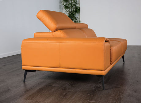 Vadso Tangerine Sectional with Right Chaise from Furniture of America - Luna Furniture