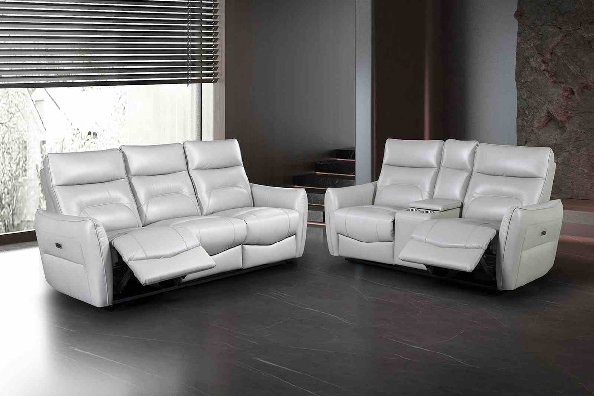 Terentius Taupe Power Loveseat from Furniture of America - Luna Furniture