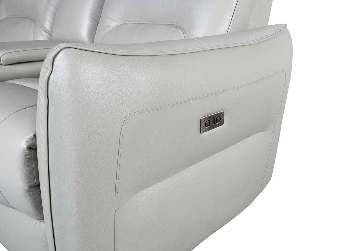 Terentius Taupe Power Recliner from Furniture of America - Luna Furniture