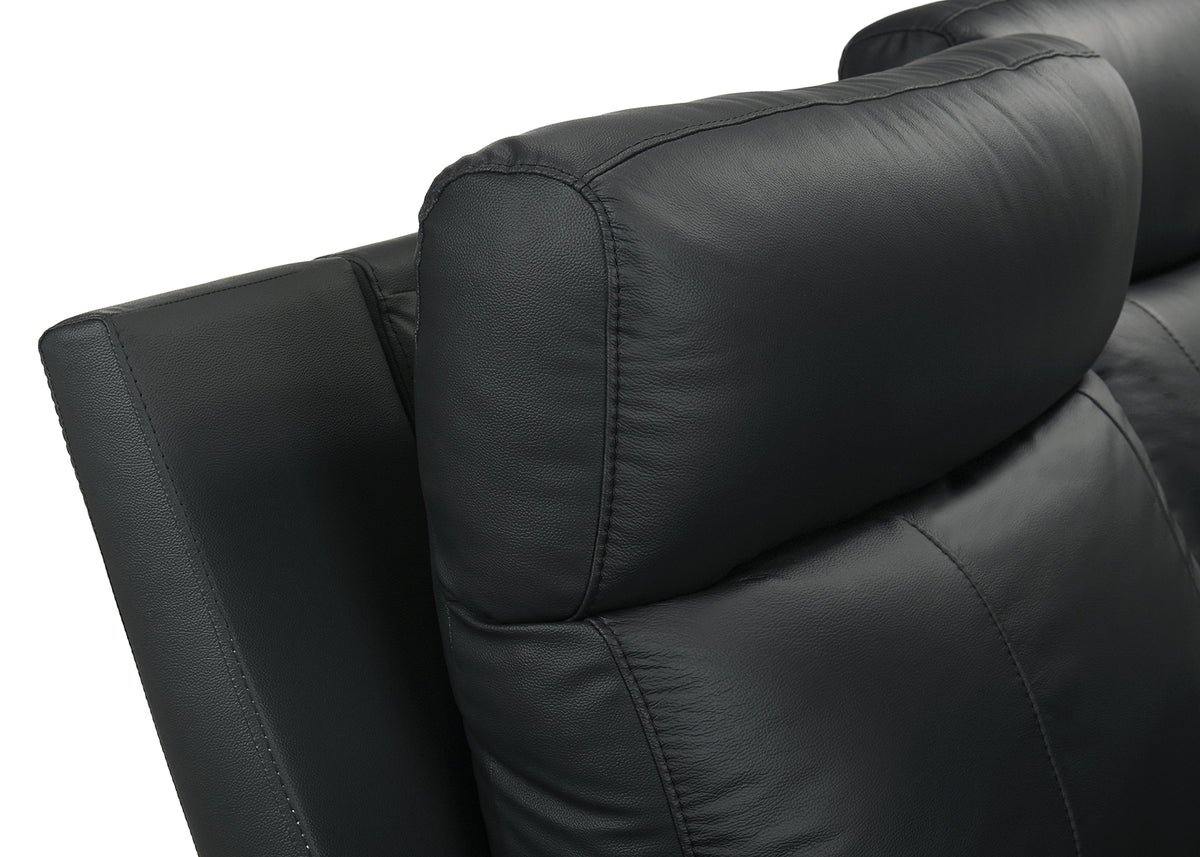 Oliverus Black Power Sectional from Furniture of America - Luna Furniture
