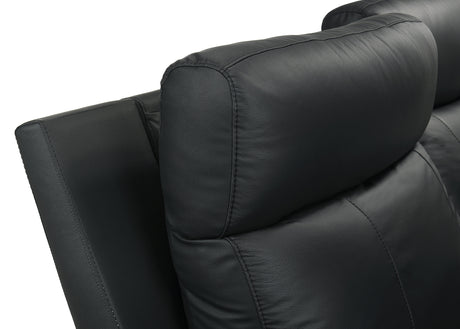 Oliverus Black Power Sectional from Furniture of America - Luna Furniture