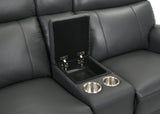 Oliverus Dark Gray Power Sectional from Furniture of America - Luna Furniture