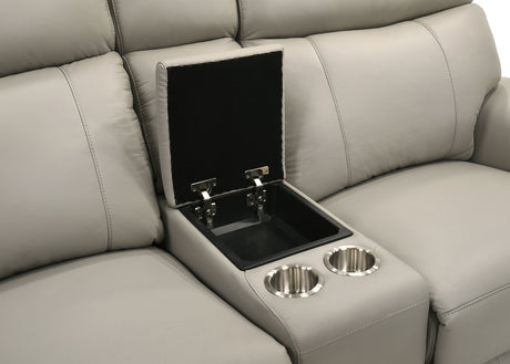 Oliverus Taupe Power Sectional from Furniture of America - Luna Furniture