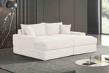 Tavedestrand White Double Chaise Sofa from Furniture of America - Luna Furniture