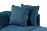 Woburn Blue Convertible Chair from Furniture of America - Luna Furniture