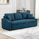 Royden Blue Sleeper Sofa from Furniture of America - Luna Furniture