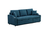 Royden Blue Sleeper Sofa from Furniture of America - Luna Furniture