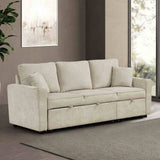 Kendal Beige Sleeper Sofa Sectional from Furniture of America - Luna Furniture